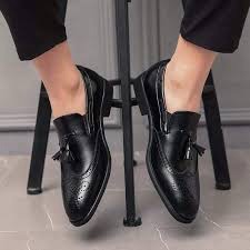 MOCASSIN CUIR VERITABLE POUR HOMME