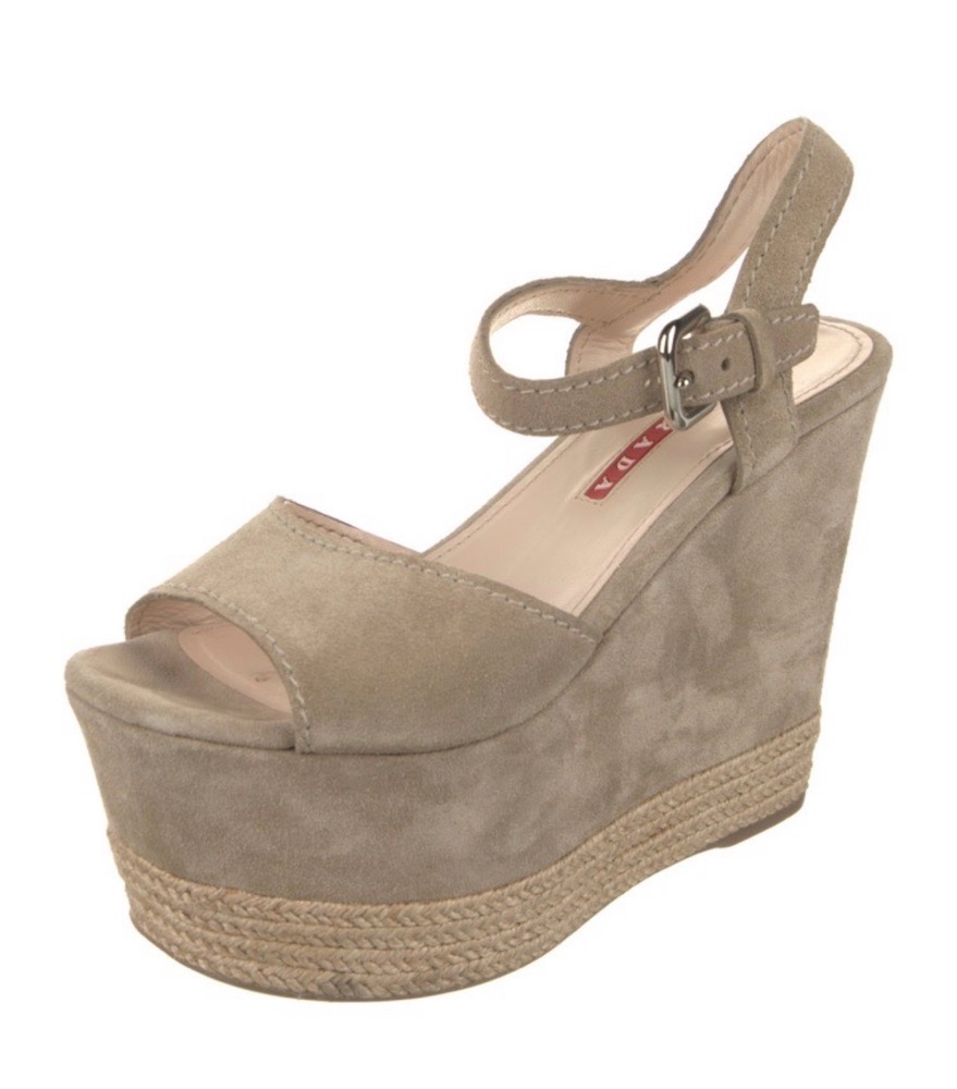 SANDALES COMPENSE PRADA
