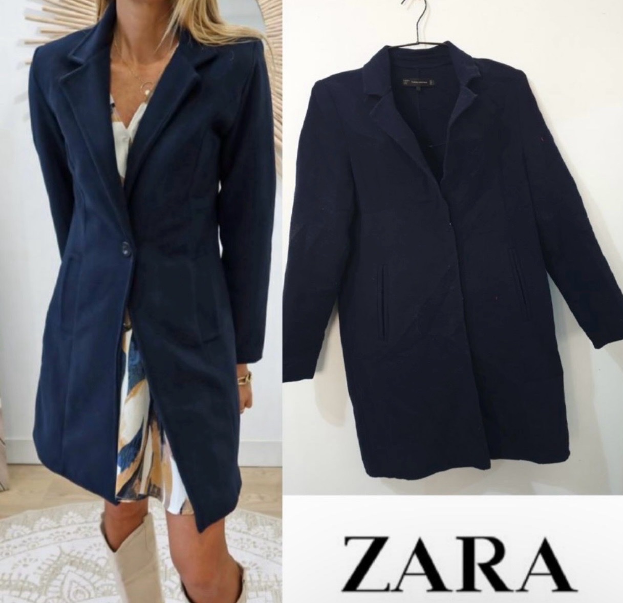 MANTEAU EN LAINE ZARA
