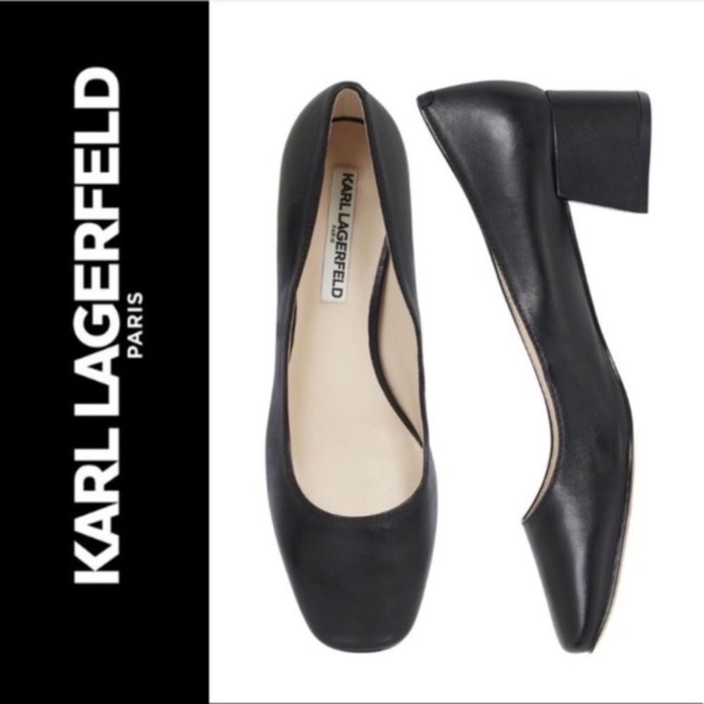 ESCARPIN CUIR VERITABLE KARL LAGERFELD