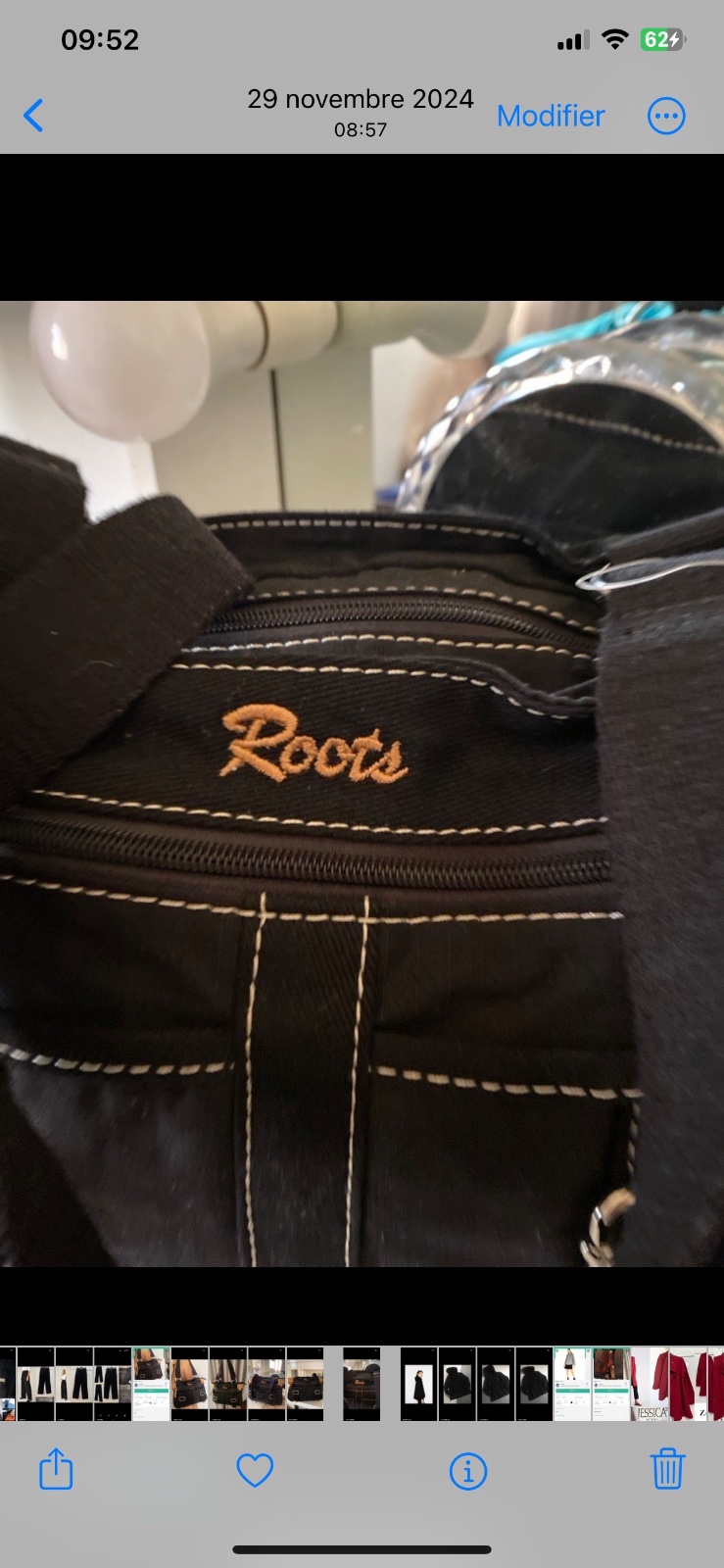 SAC EN DEJEANS ROOTS