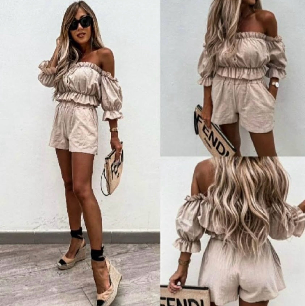 SET SHORT TRES CHIC NEUF