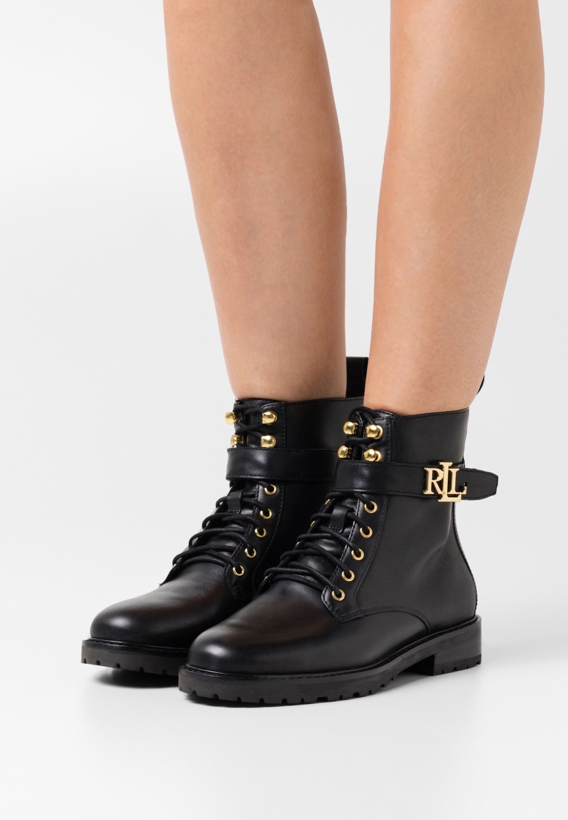 BOTTINE CUIR VERITABLE RALPH LAUREN