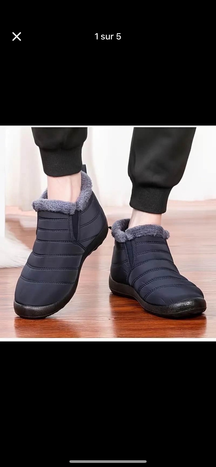 CHAUSSURE D'HIVER HOMME