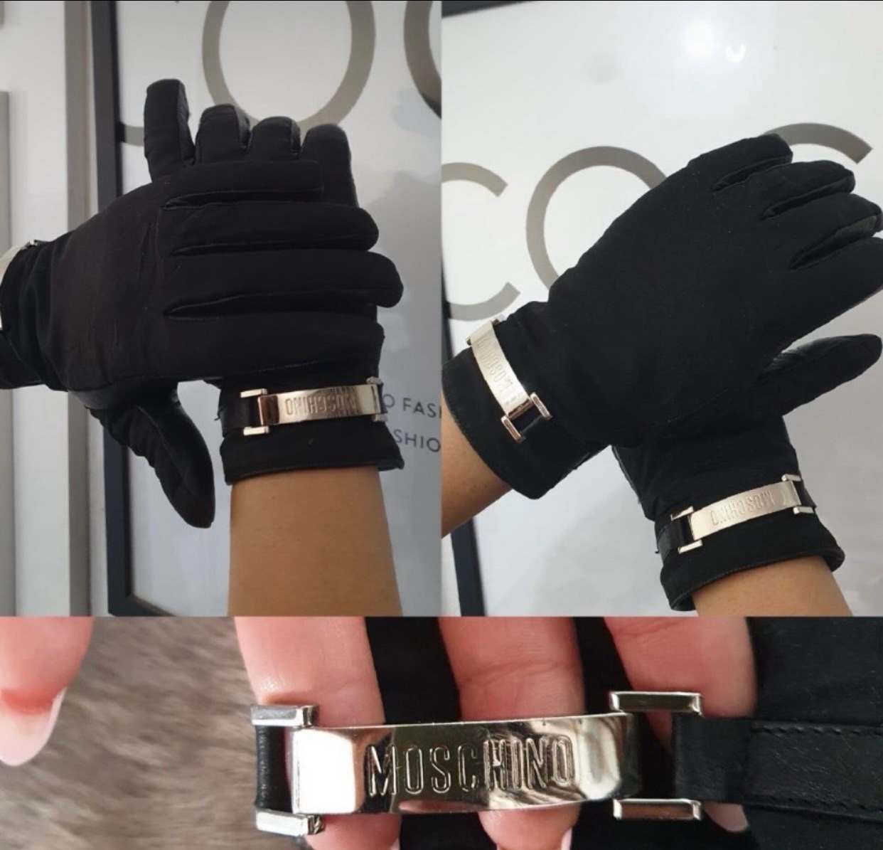 GANTS LOVE MOSCHINO AUTHENTIQUE