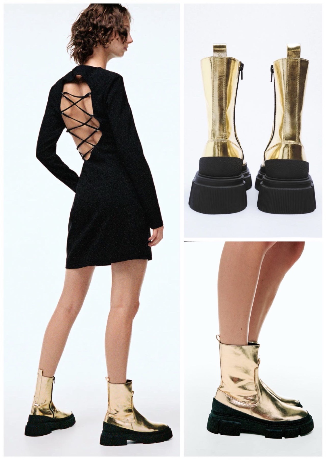 BOTTINE CUIR VERITABLE ZARA