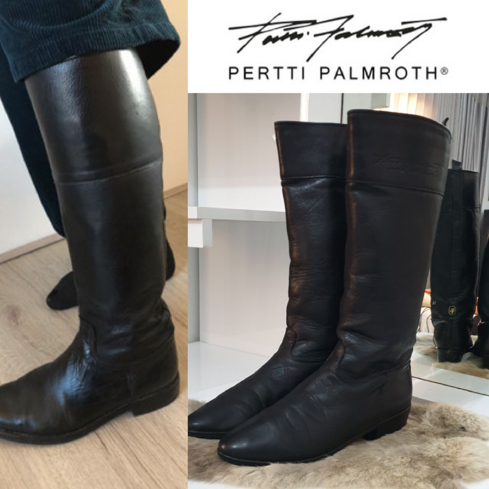 BOTTES CUIR VÉRITABLE PERTTI PALMROTH AUTHENTIQUE 