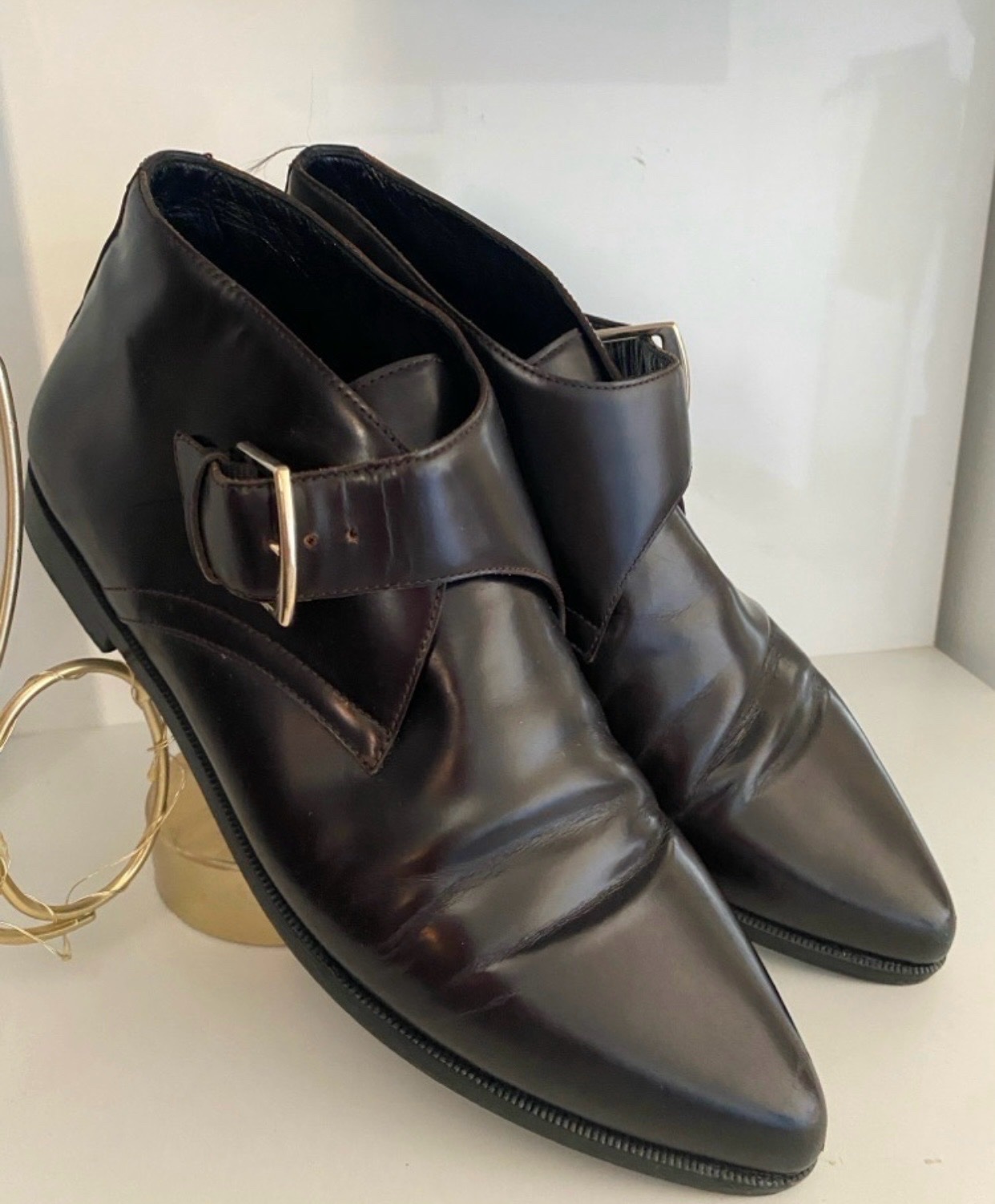 BOTTINE CUIR VERITABLE BURBERRY
