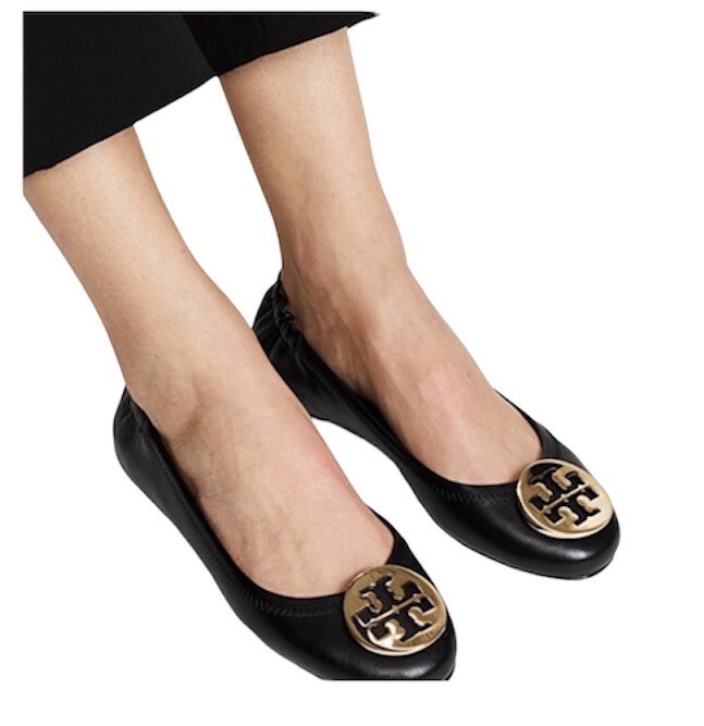 BALLERINE CUIR VERITABLE TORY BURCH