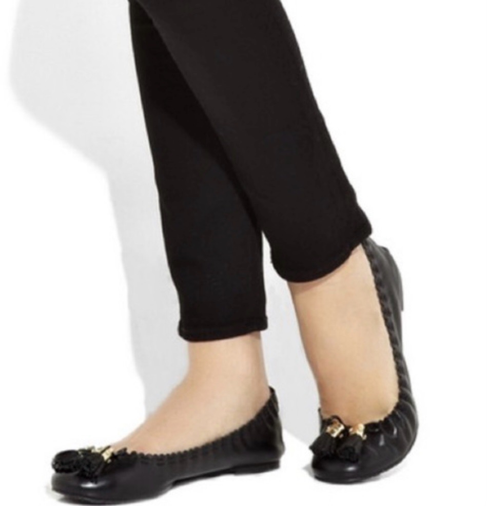 BALLERINE CUIR VERITABLE TORY BURCH