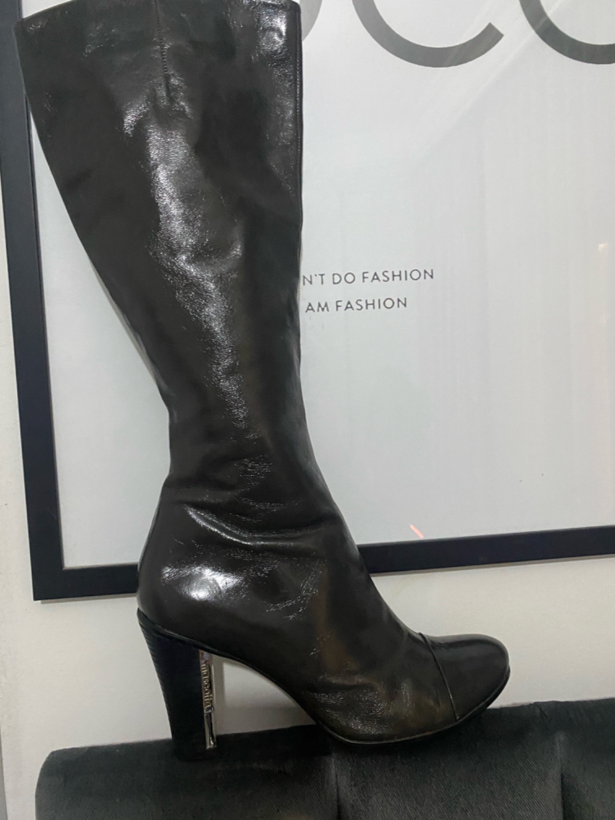 BOTTE CUIR VERITABLE NEUF