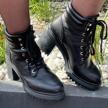 BOTTES CUIR VERITABLE ZARA NEUF