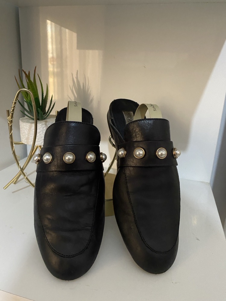 MULE CUIR VERITABLE STEVE MADDEN AUTHENTIQUE