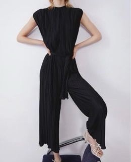 COMBINAISON PLISSE PANTALON ZARA