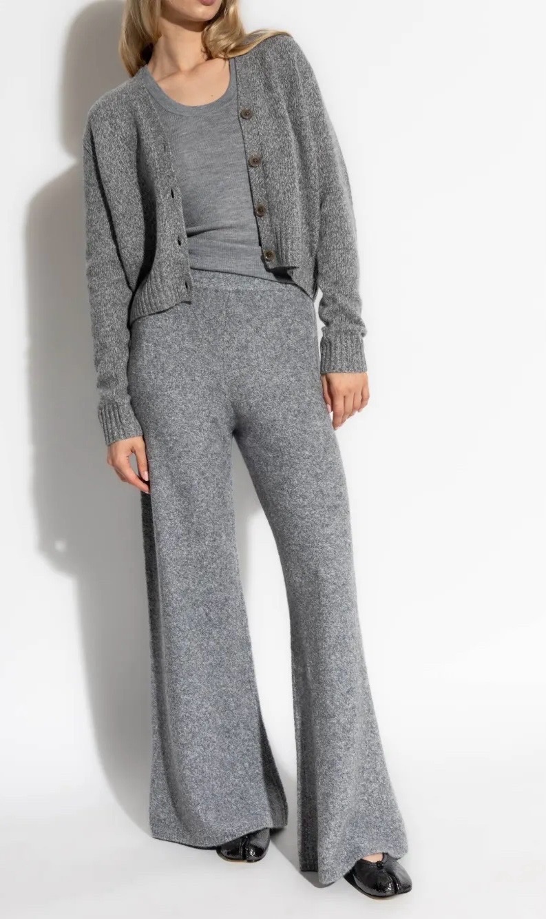PANTALON LARGE EN LAINE