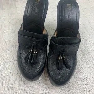 MULES CUIR VERITABLE MICKEAL KORS