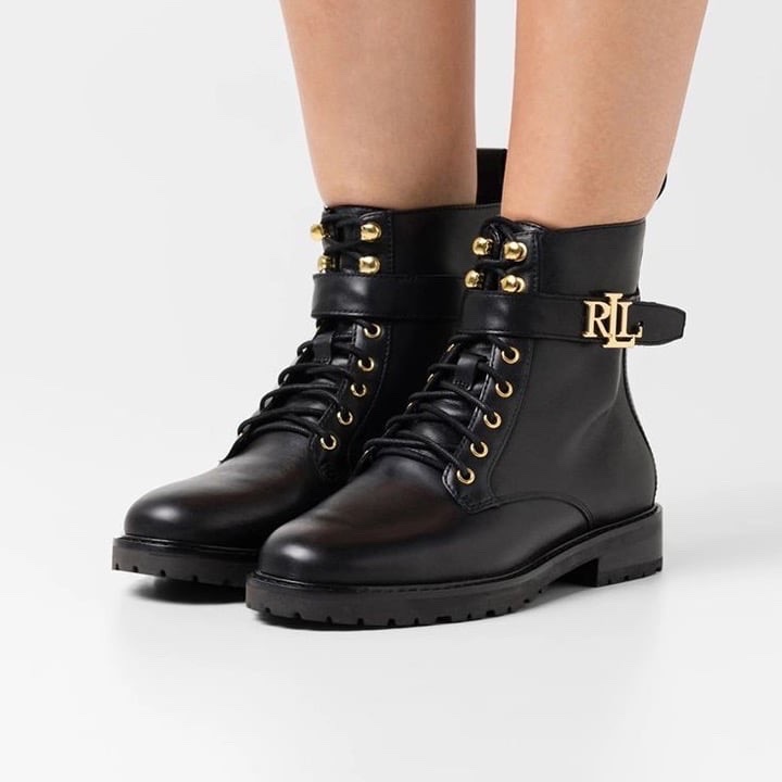 BOTTINE CUIR VERITABLE RALPH LAUREN
