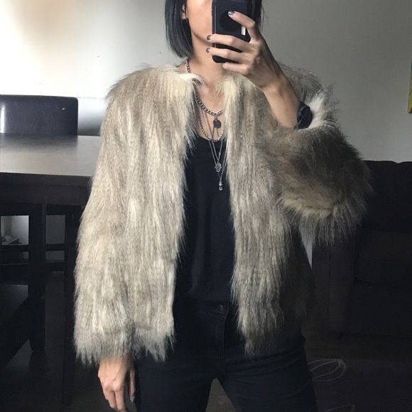 JACKET FOURURRE ZARA