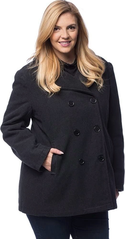 MANTEAU EN LAINE COURTE CALVIN KLIEN