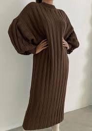 ROBE LONGUE TRICOTE NEUF