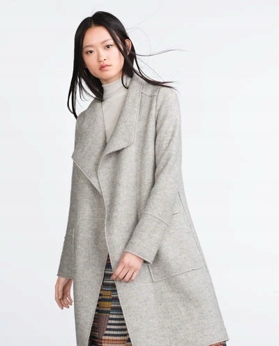 MANTEAU EN LAINE ZARA