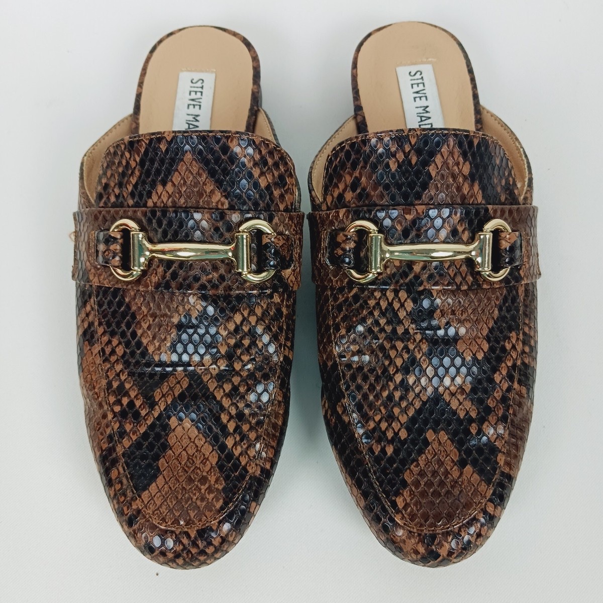 MULES CUIR SERPENT STEVE MADDEN
