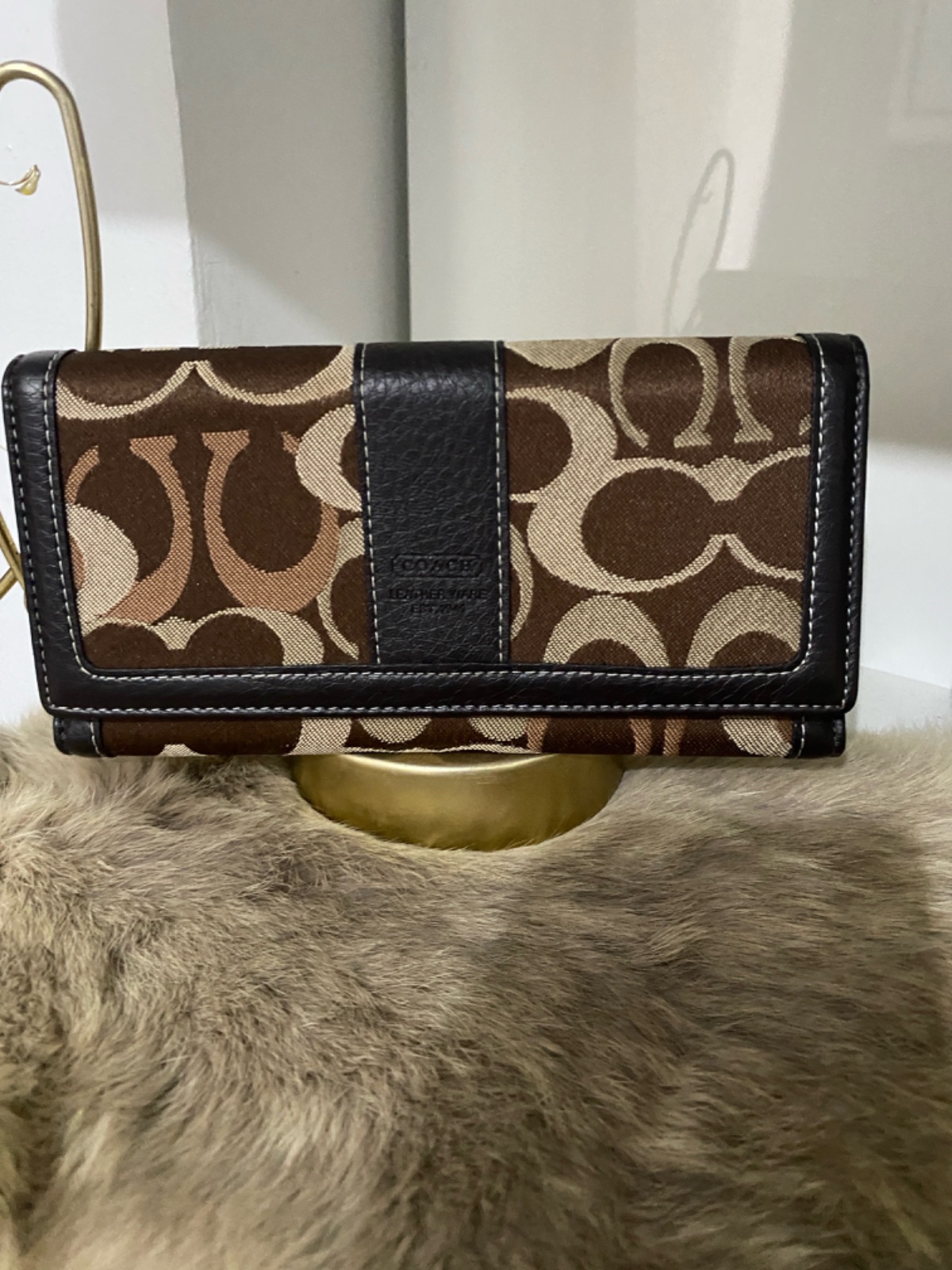 PORTEFEUILLE COACH NEUF