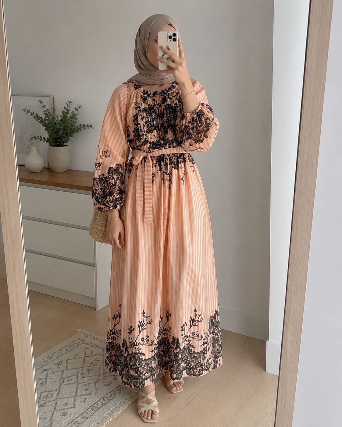 ROBE LONGUE EN LIN NEUF