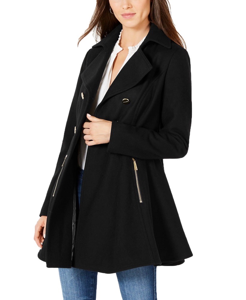 MANTEAU EN LAINE GUESS NEUF