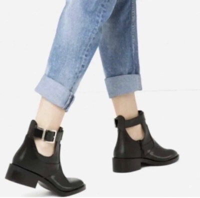 BOTTINE CUIR VERITABLE ZARA