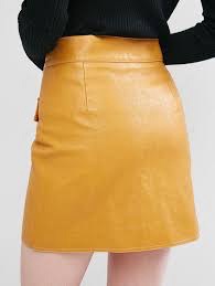 MINI JUPE SEMI CUIR ZARA