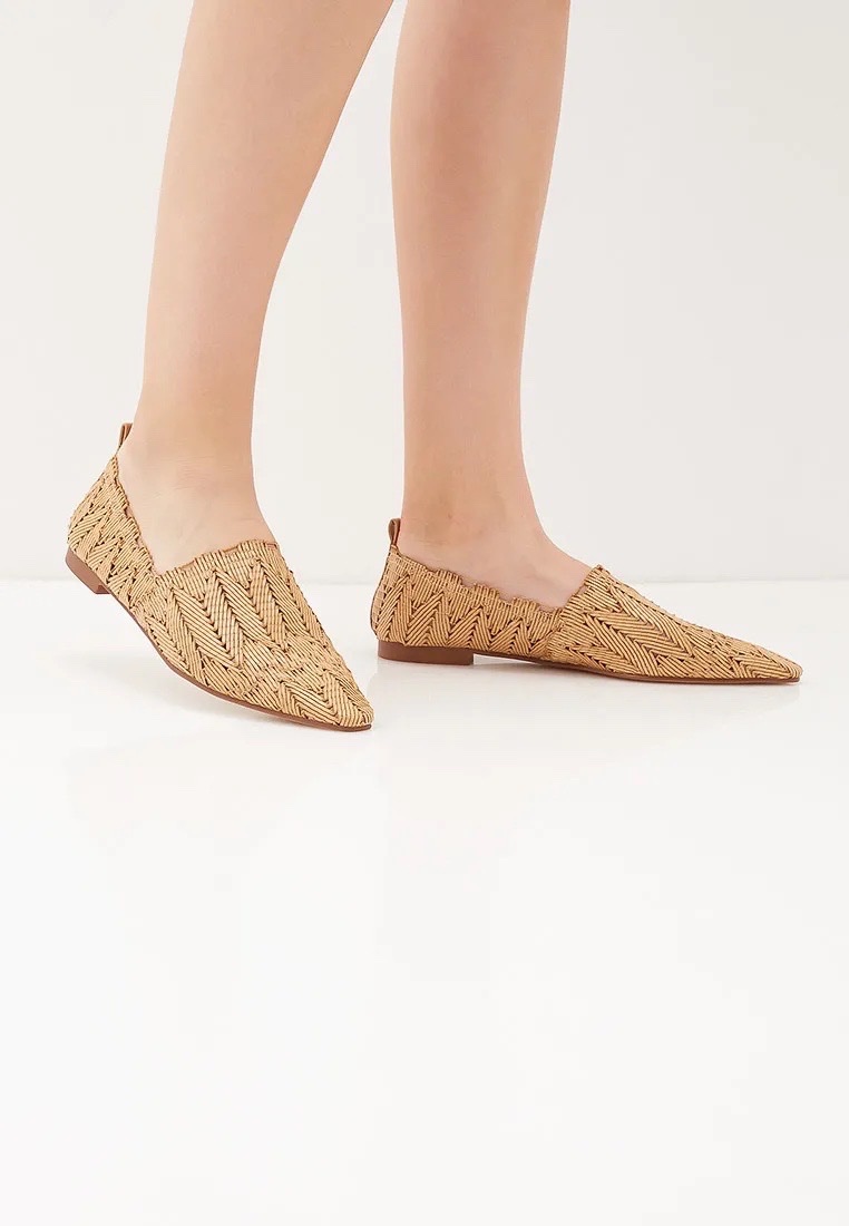 BALLERINE EN RAPHIA MANGO