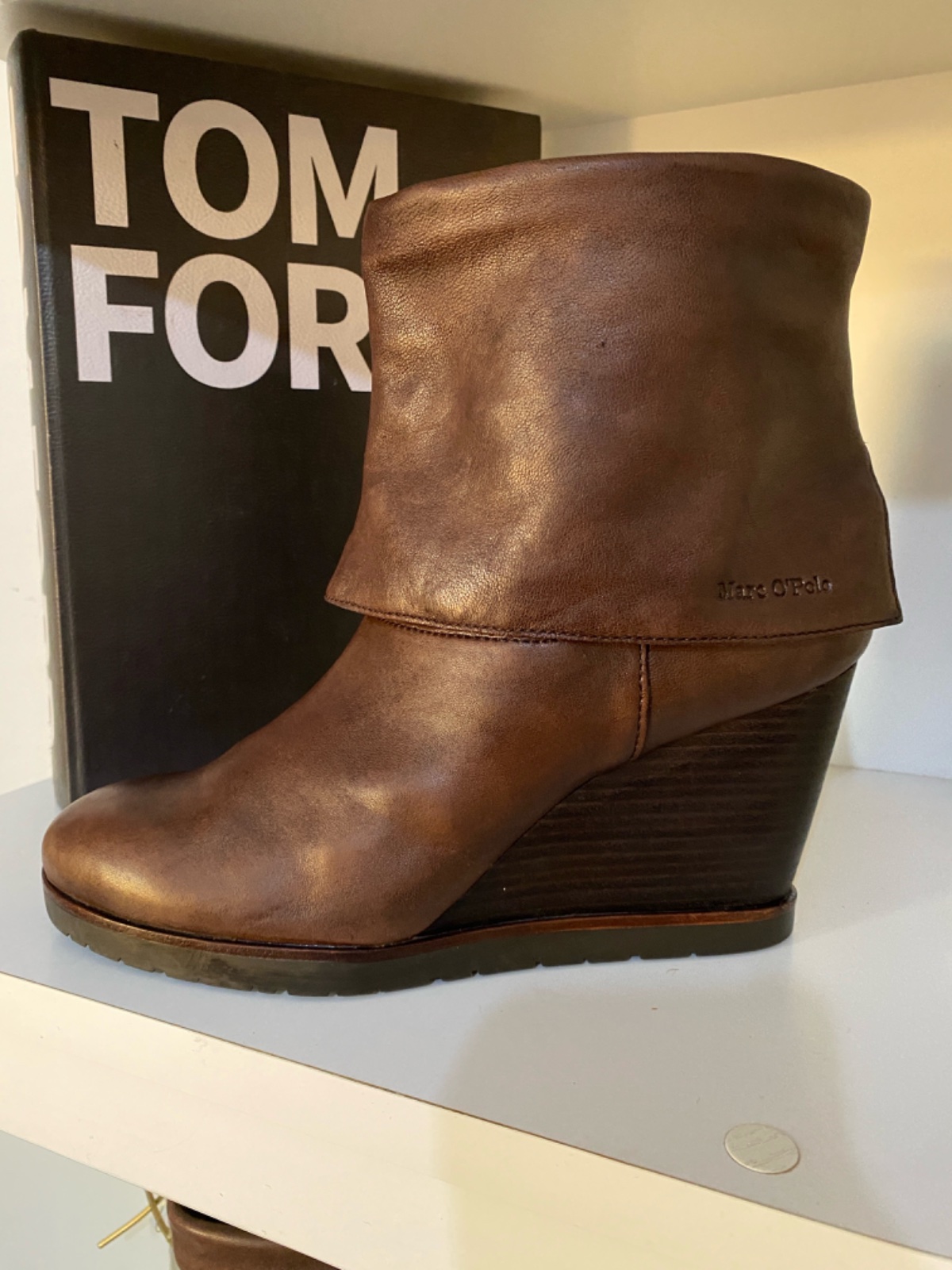 BOTTINES CUIR VERITABLE RALPH LAUREN