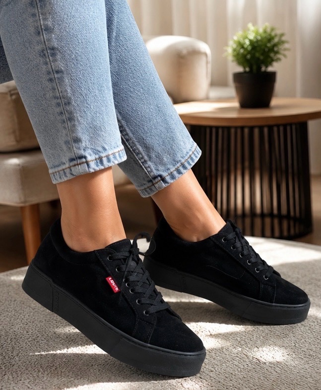 BASKETS PLATEFORME LEVÎS NEUF