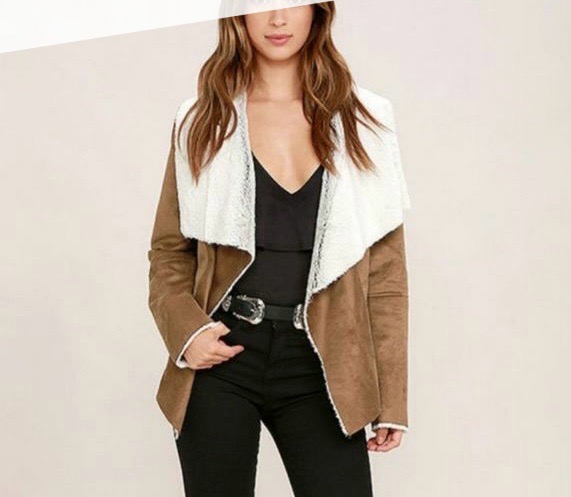 MANTEAU PEAU LAINE VILLA NEUF