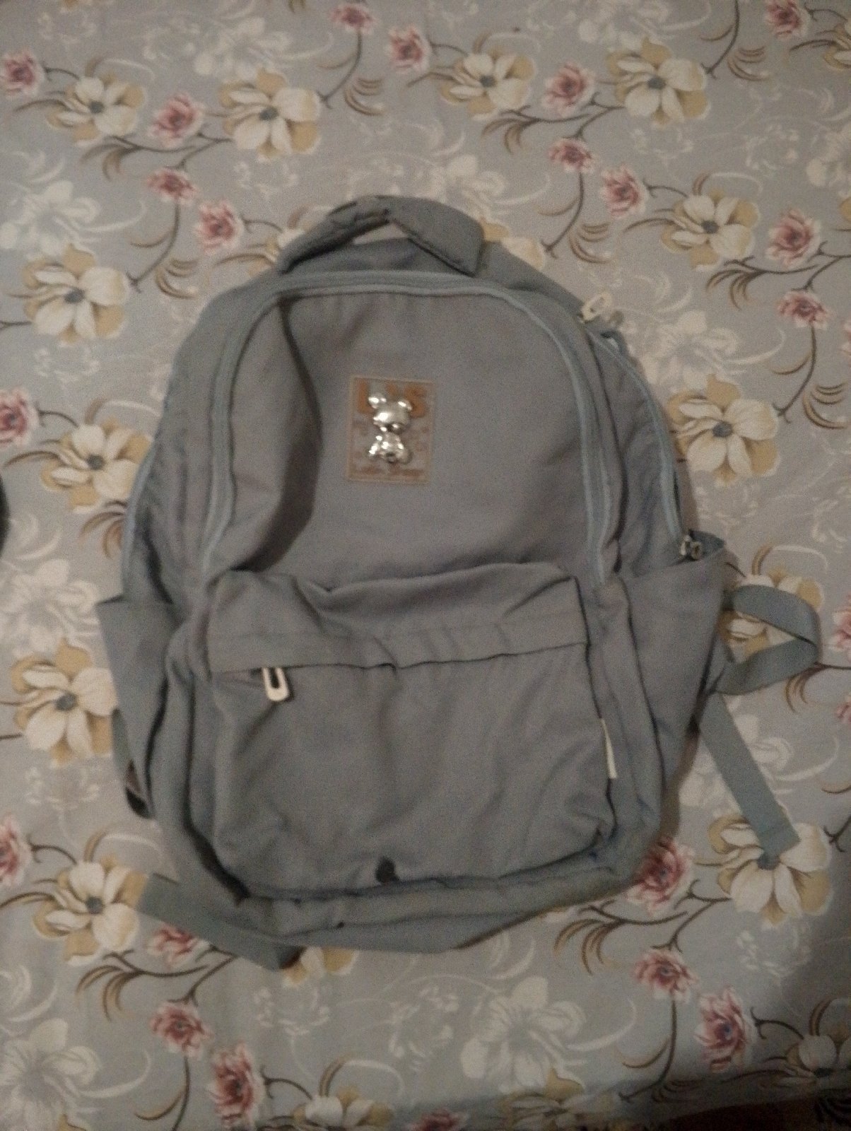 Sac Dos gris