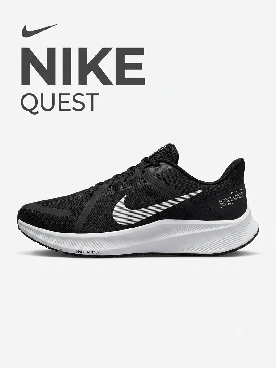 Baskets Nike Quest 3 Originales - Noir & Blanc