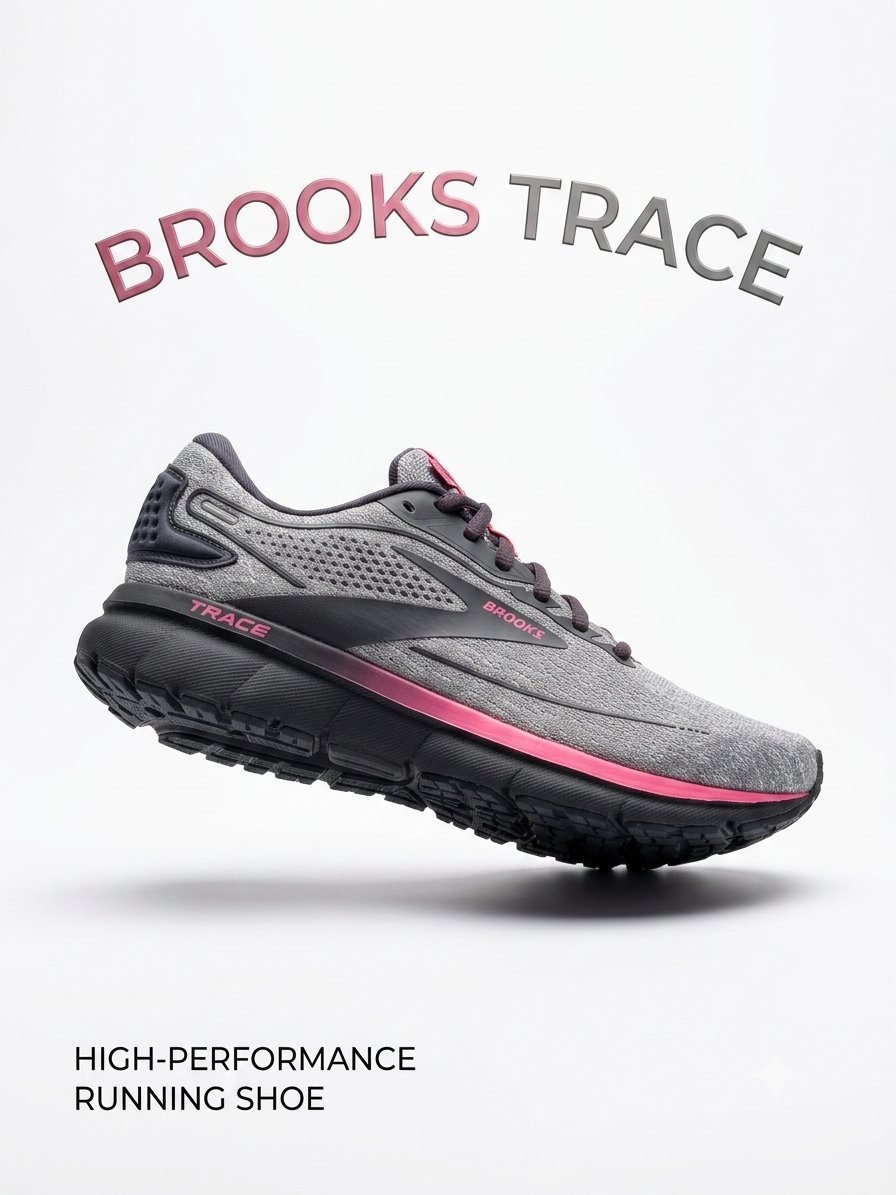 Baskets Brooks Trace Originales - Gris & Rose