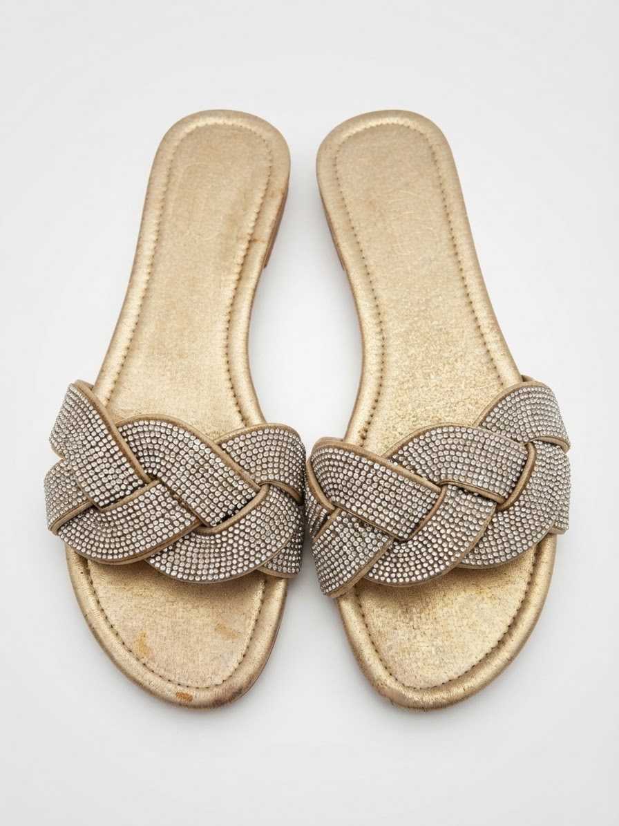 Claquettes doree 