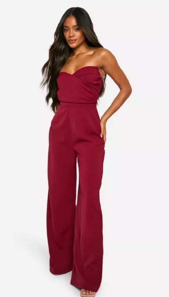 Combinaison bustier Burgundy