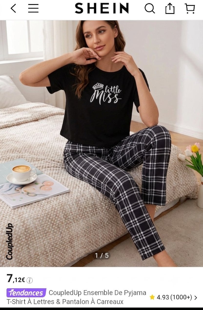Pyjama shein 