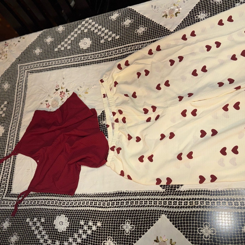 pyjama pontallon et pull