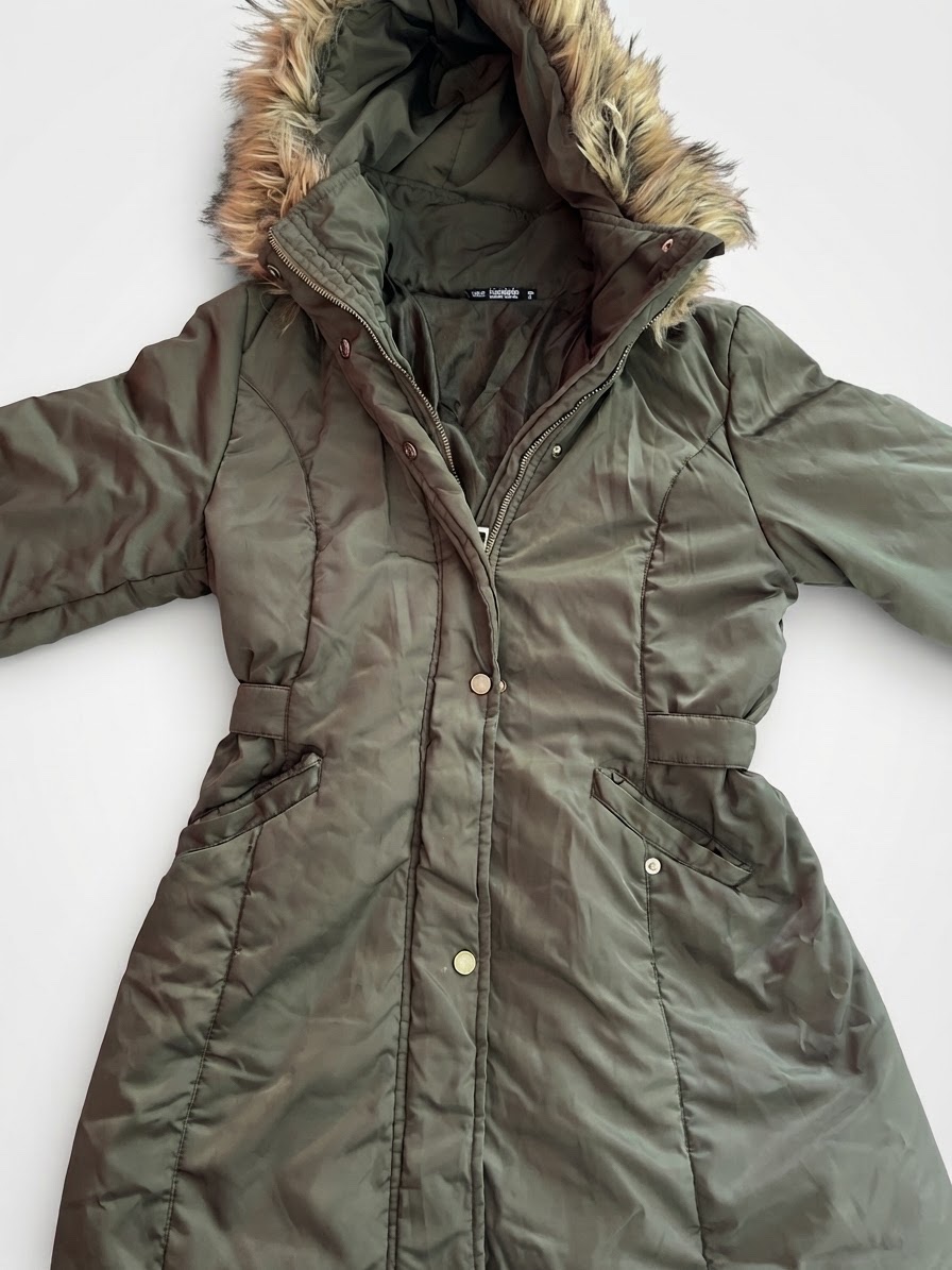 Manteau vert olive
