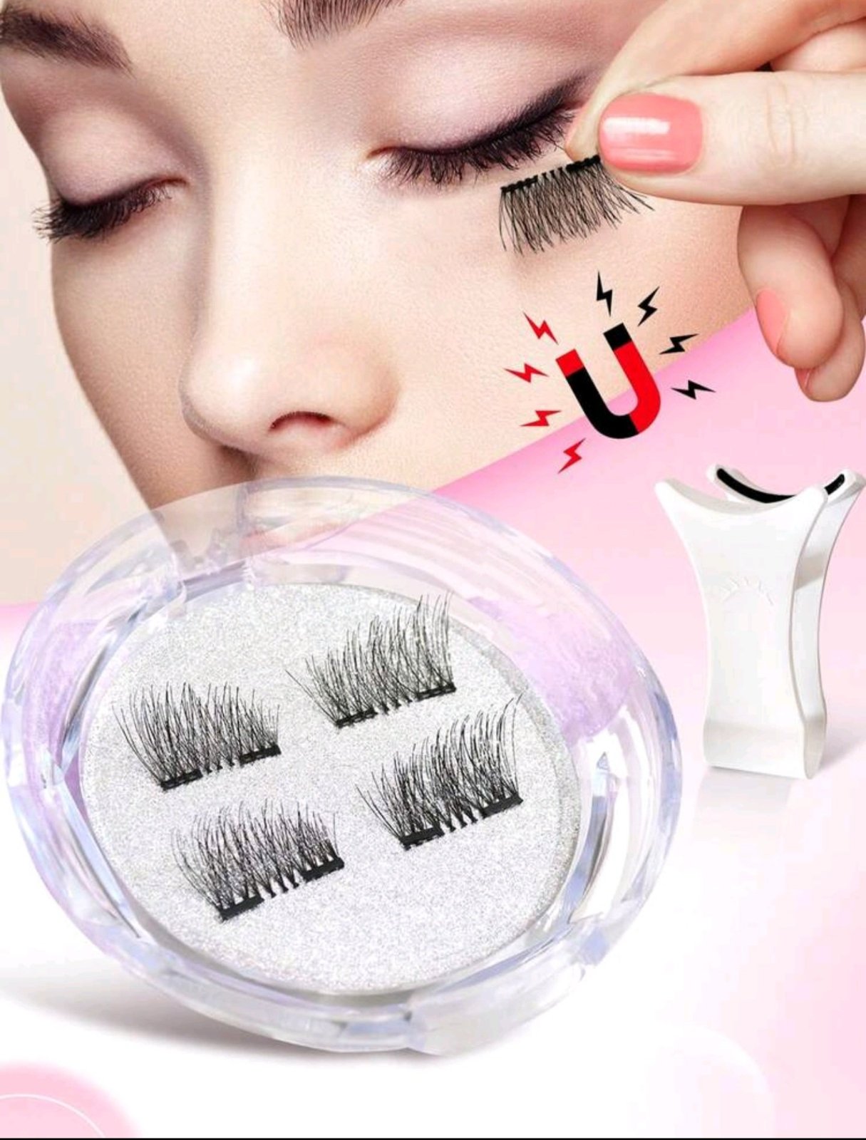 Ensemble de faux cils magnétiques