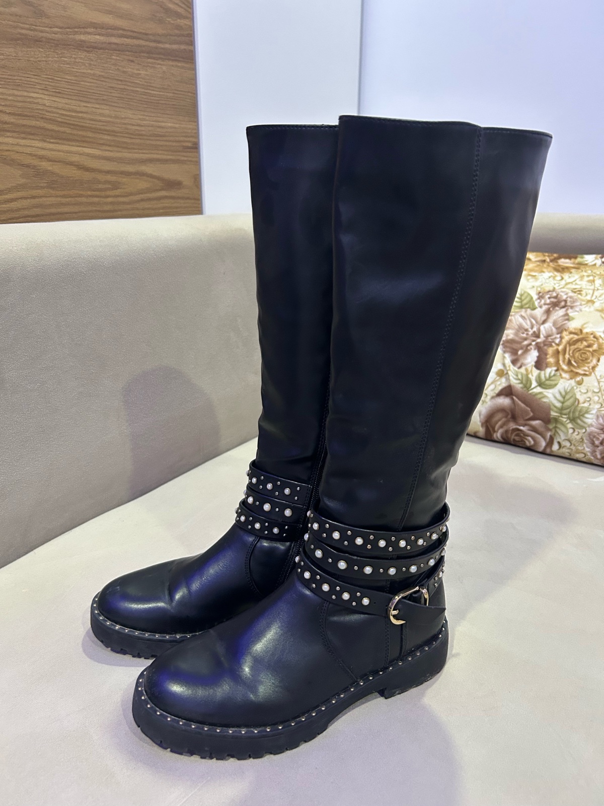 Bottes montantes noir