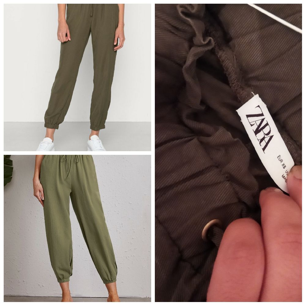 pontloun zara vert kaki yasser mazyen