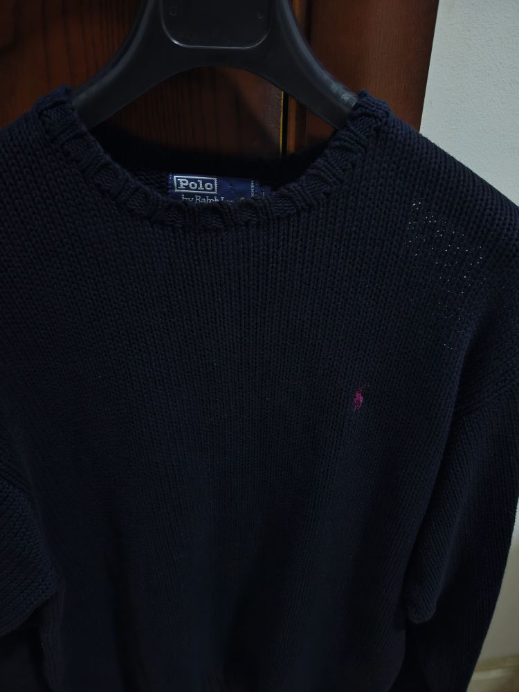 •polo ralph lauren• pull bleu foncé