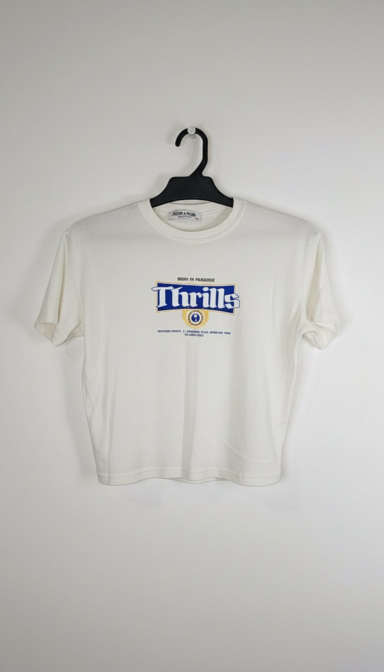  🤍 T-shirt Top blanc – Taille M/L