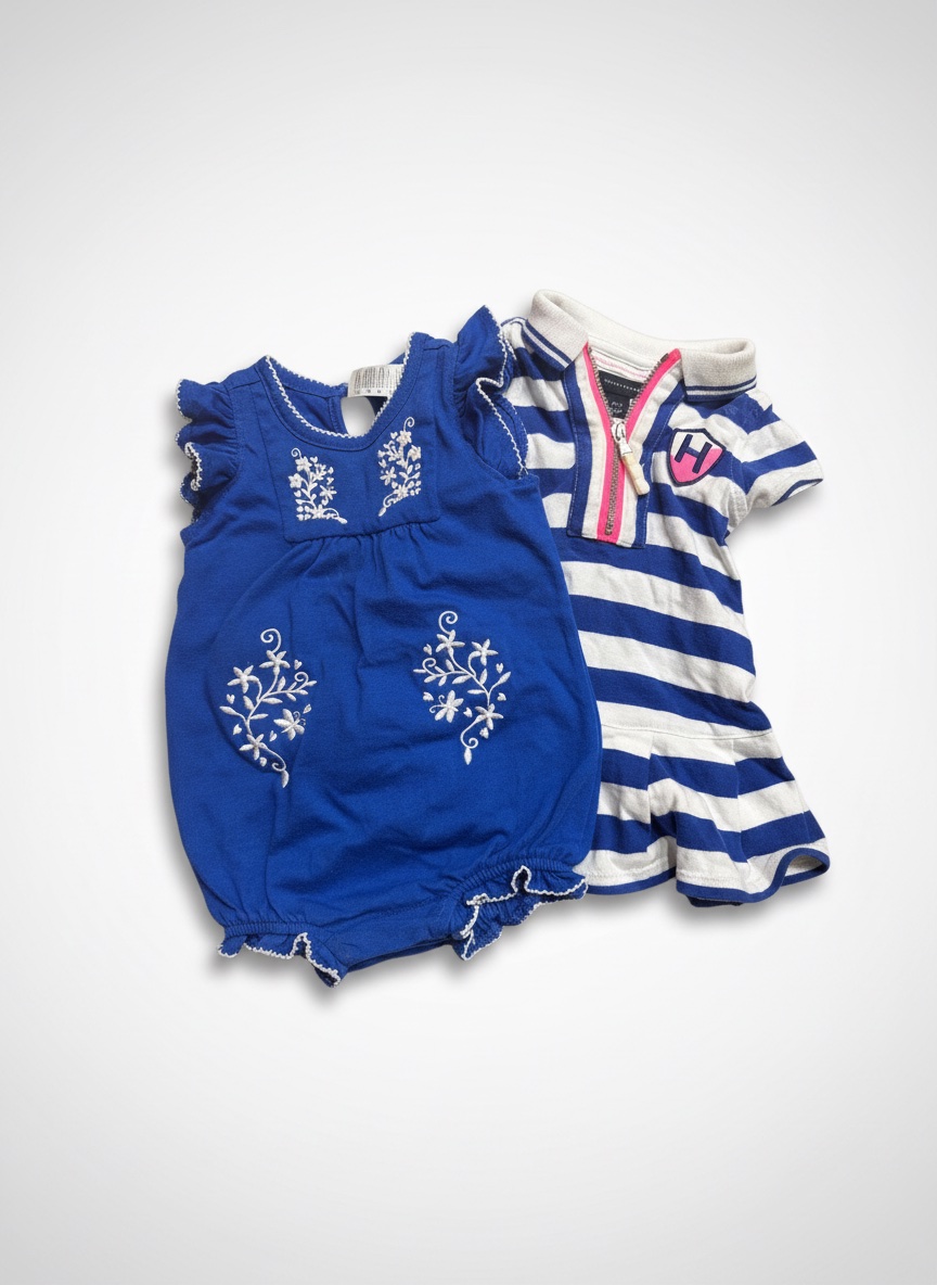  2 robes pour bébé (6 à 9 mois) 👶💙 Tommy