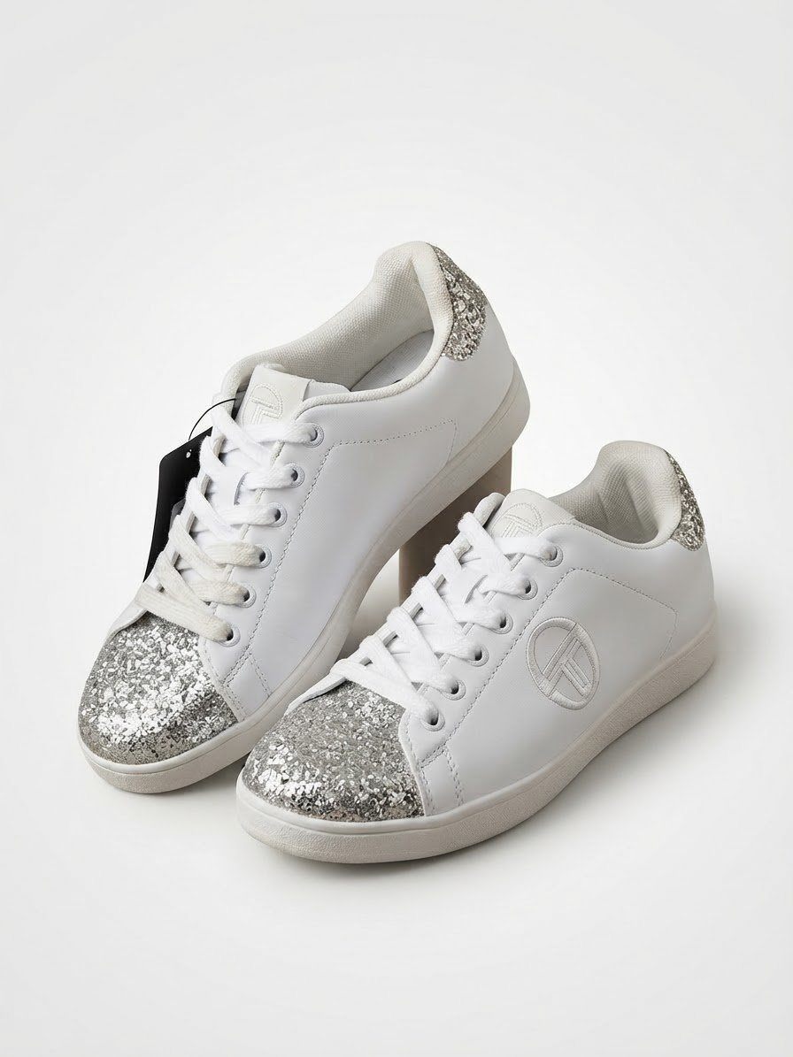 Baskets blanches de la marque Sergio Tacchini
